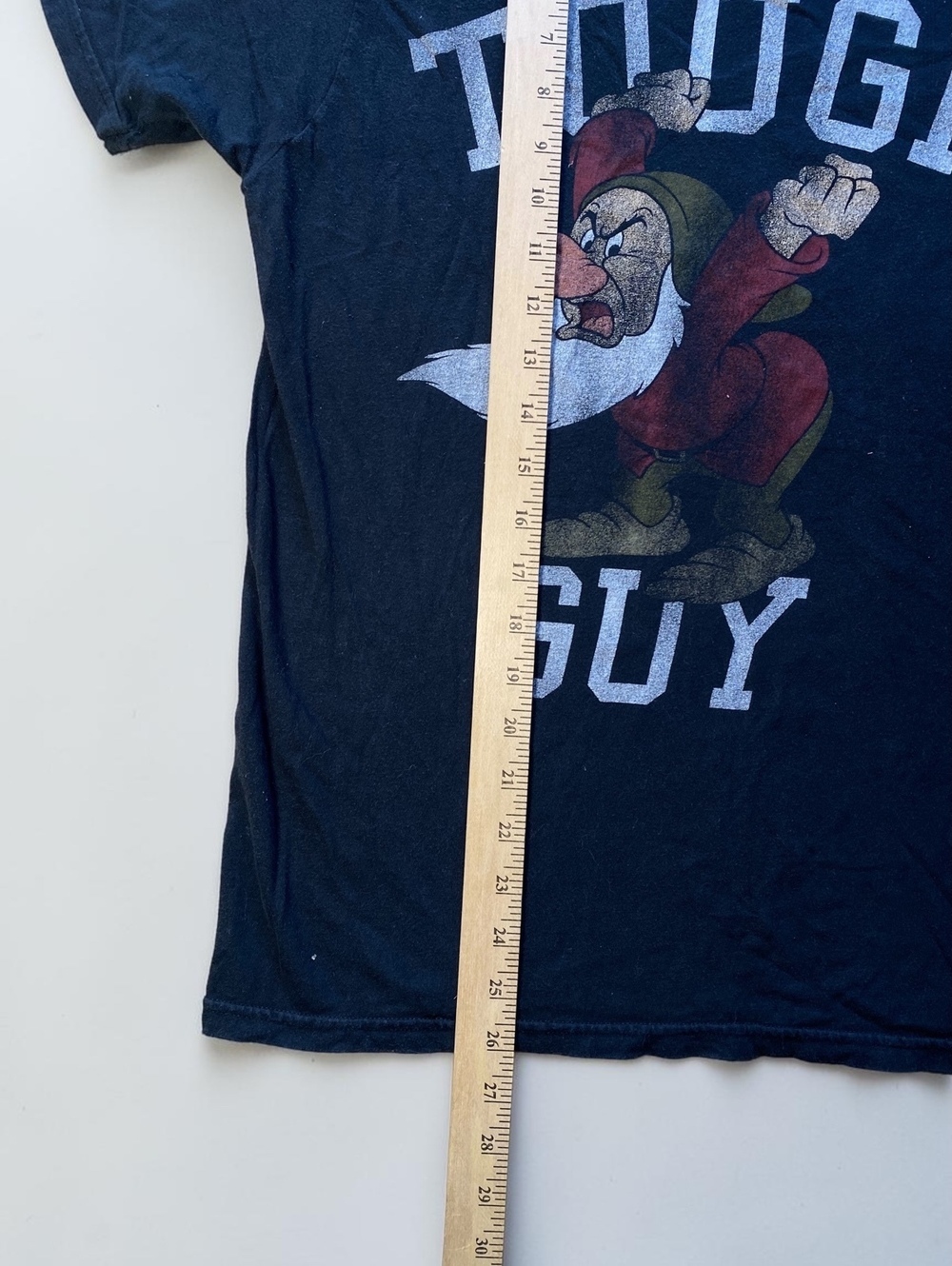 Disneyland Mens T Shirt Medium Regular Navy Blue Cotton Grumpy Guy Graphic Tee - Picture 4 of 6